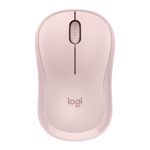 Ratón inalámbrico silencioso Logitech M240 rosa