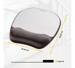 Tapis de souris avec repose-poignets Fellowes Ergo Mouss