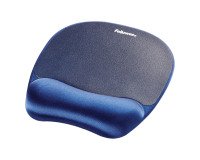 Tapis de souris avec repose-poignets Fellowes Ergo Mouss - Bleu