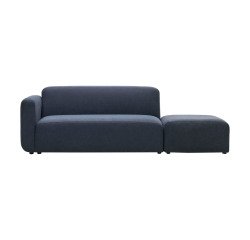 Sofa Neom 2-seater modular with blue end piece 244 cm
