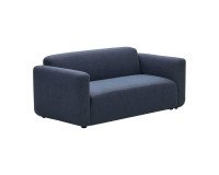 Canapé modulable Neom 2 places bleu L.188 cm