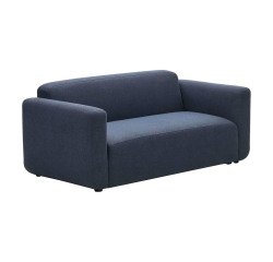 Canapé modulable Neom 2 places bleu L.188 cm