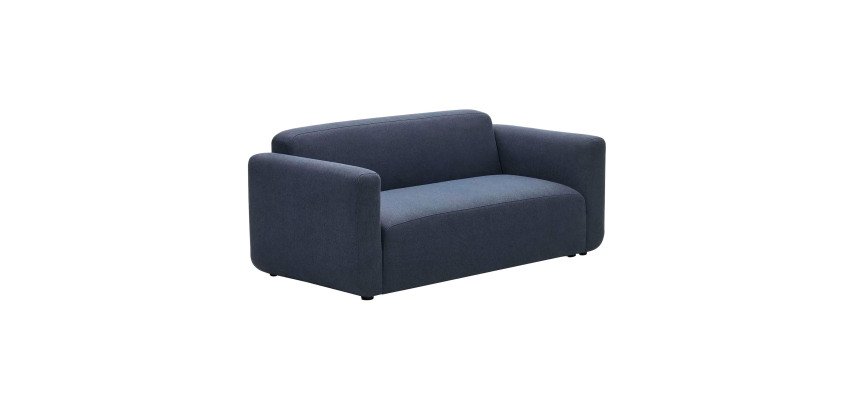 Canapé modulable Neom 2 places bleu L.188 cm