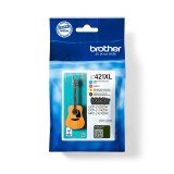 Brother LC-421XLVAL Pack de 4 cartouches haute capacité - 1 noire + 3 couleurs pour imprimante jet d'encre