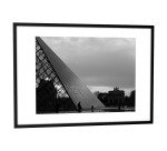 Cadre photo en aluminium, noir