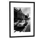 Cadre photo en aluminium, noir