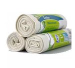 Sac poubelle, 35 litres, sans fermeture, blanc