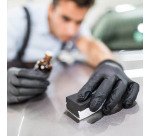 Gant en nitrile 'DARK', M, noir - Boîte de 100 gants