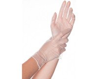 Gant en vinyle Hygostar ´Classic´  blanc - Boîte de 100 gants