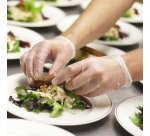 Gant en vinyle Hygostar ´Classic´  blanc - Boîte de 100 gants