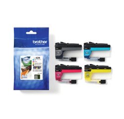 Pack 4 cartridges BROTHER LC426VAL black and colours for inkjet printer
