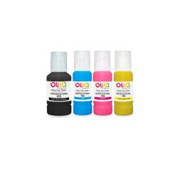 Pack 4 Botellas de tinta Owa compatibles con Epson 113 (negro + 3 colores)