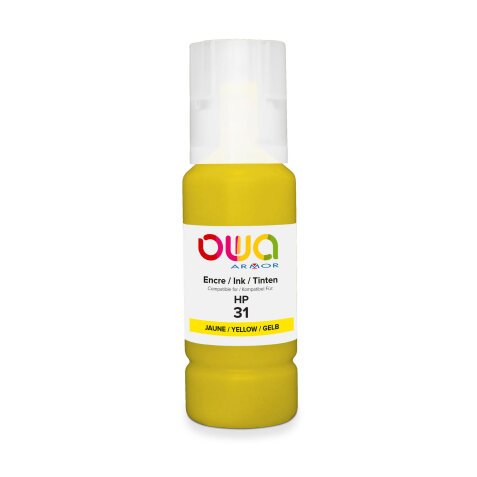 Ink bottle separate colours OWA alternative for HP 31