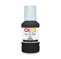 Botella de tinta Owa compatible con HP 32XL negro