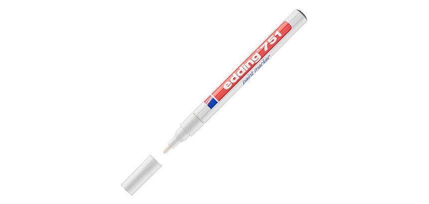 Marqueur peinture Edding 751 pointe ogive 1 à 2 mm