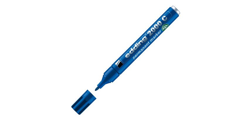 Marqueur permanent Edding 2000C pointe ogive de 1,5 à 3 mm