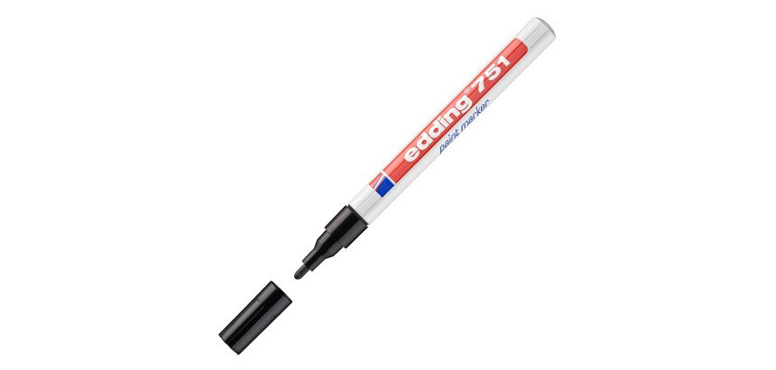 Permanente lakmarker Edding punt 1,2 mm