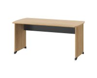 Scrivania dritta L160 cm gambe piene Quarta Plus