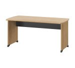 Bureau droit L 160 x P 80 cm piètement plein bois - Jazz