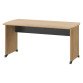 Bureau droit L 160 x P 80 cm piètement plein bois - Jazz