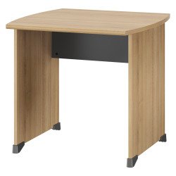 Scrivania dritta L80 cm gambe piene Quarta Plus
