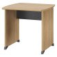 Scrivania dritta L80 cm gambe piene Quarta Plus