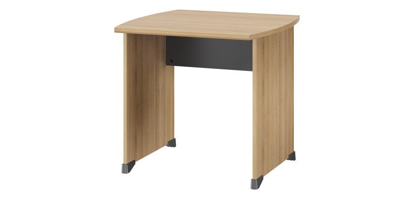 Scrivania dritta L80 cm gambe piene Quarta Plus