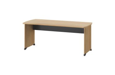 Scrivania dritta L180 cm gambe piene Quarta Plus