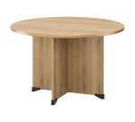 Table ronde diamètre 120 cm Quarta Plus piètement croix