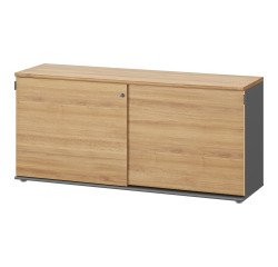Sideboard with 2 sliding doors H 74 x W 160 cm Quarta Plus 
