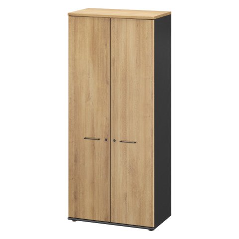 Armario puertas batientes Quarta Plus An 80 cm roble
