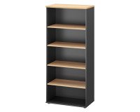 Hoge bibliotheekkast Quarta Plus B 80 cm 
