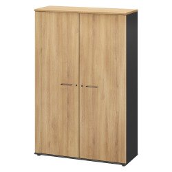 Kast met klapdeuren Quarta Plus Eik B 120 cm