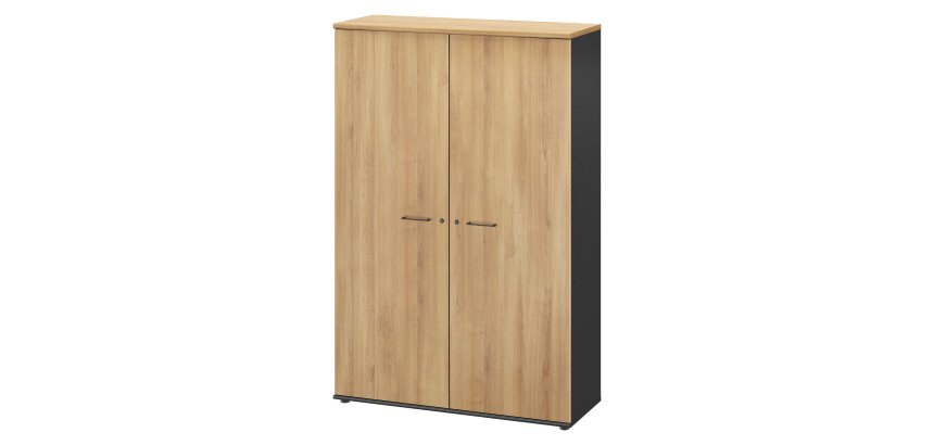 Armoire portes battantes Quarta Plus L 120 cm