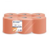 Bobine d'essuyage à dévidage central écologique Maxi chamois - Carton de 6