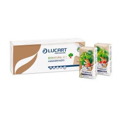 Mouchoirs quadruple épaisseur Lucart econatural - Paquet de 10 étuis