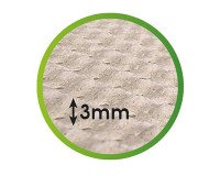 Sobres acolchados de burbujas de papel kraft marrón 350 x 470 La Couronne - Paquete de 50