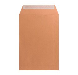 Sobres bolsas Nº2 Kraft salario 120 x 170 con tira de silicona - paquete de 1000