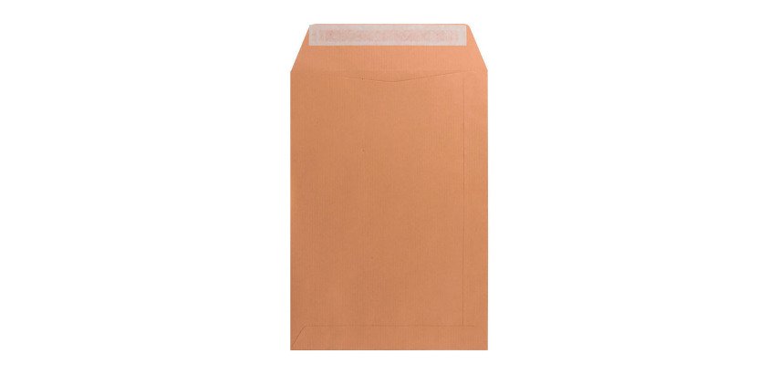 Sobres bolsas Nº2 Kraft salario 120 x 170 con tira de silicona - paquete de 1000