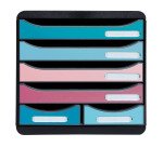 Módulo de almacenamiento de 6 cajones Exacompta Big Box Maxi