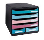 Módulo de almacenamiento de 6 cajones Exacompta Big Box Maxi