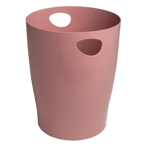 Papelera Ecobin Exacompta gama Skandi rosa oscuro