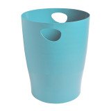 Corbeille à papier Ecobin Exacompta couleur bleu glacé