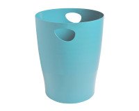 Corbeille à papier bleu glacé Ecobin Exacompta gamme Skandi