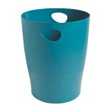 Corbeille à papier Ecobin Exacompta couleur bleu indigo