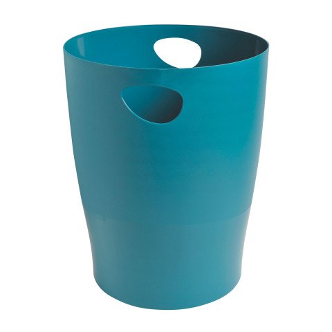 Papelera Ecobin Exacompta gama Skandi azul añil