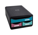 Module de rangement Exacompta Small Box 3 tiroirs