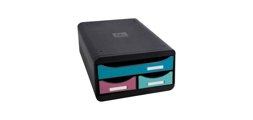 Module de rangement Exacompta Small Box 3 tiroirs