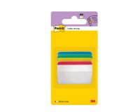 Marcapáginas Post-it rígido ancho clásico - Dispensador de 24 hojas