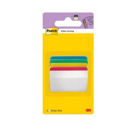 Marcapáginas Post-it rígido ancho clásico - Dispensador de 24 hojas